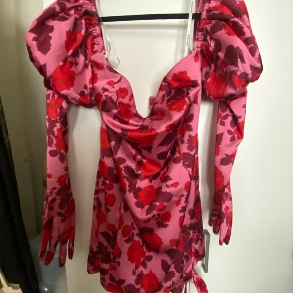 NWT 🍋 For Love & Lemons Mini Huda Dress Size XL - Picture 4 of 5